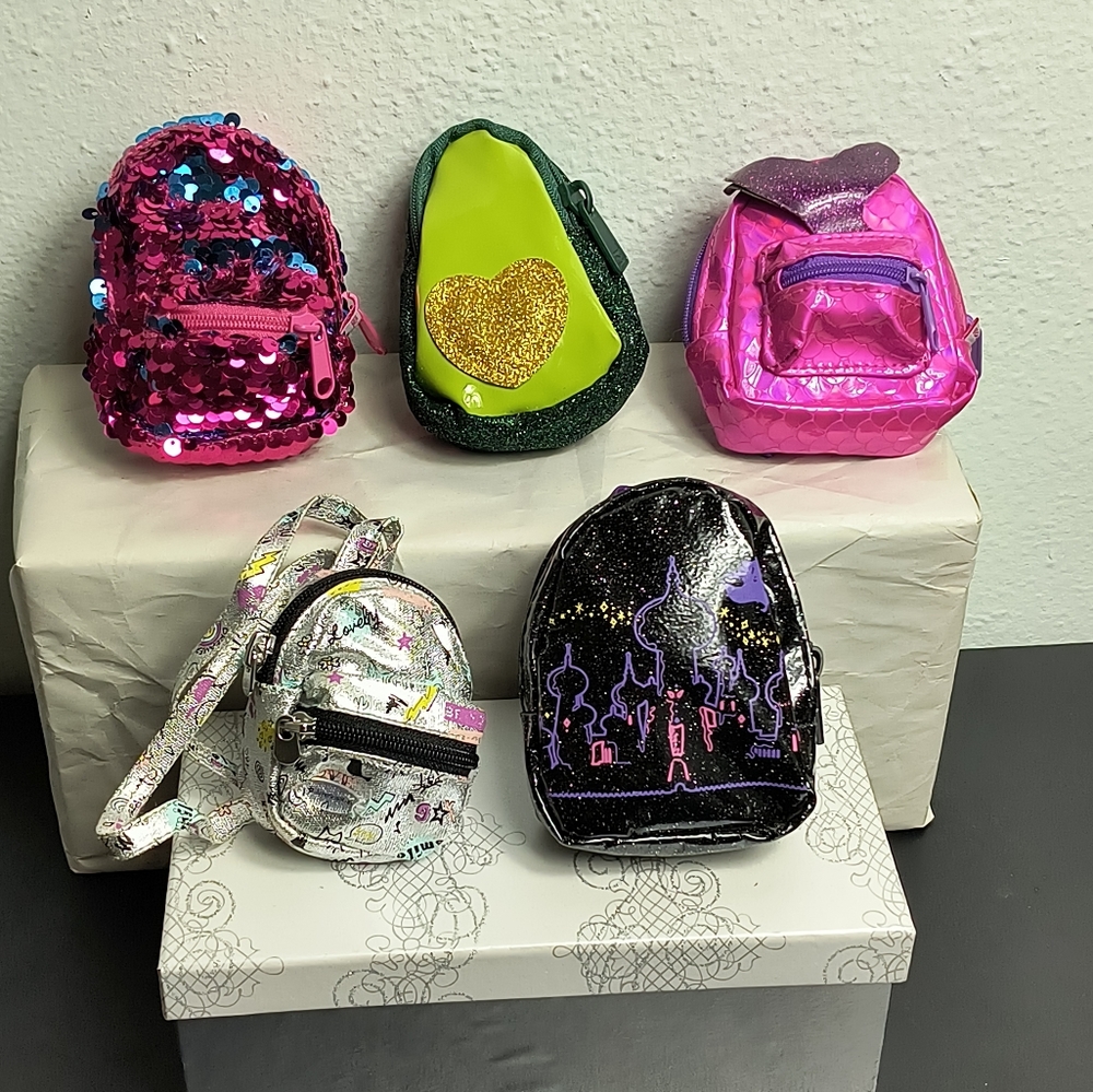 Girls Dolls Accessories Backpack Bundle Of 5 Pcs